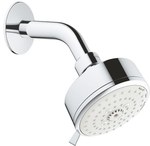 Tempesta Cosmopolitan 100 Head shower, 3 sprays, chrome, ball joint