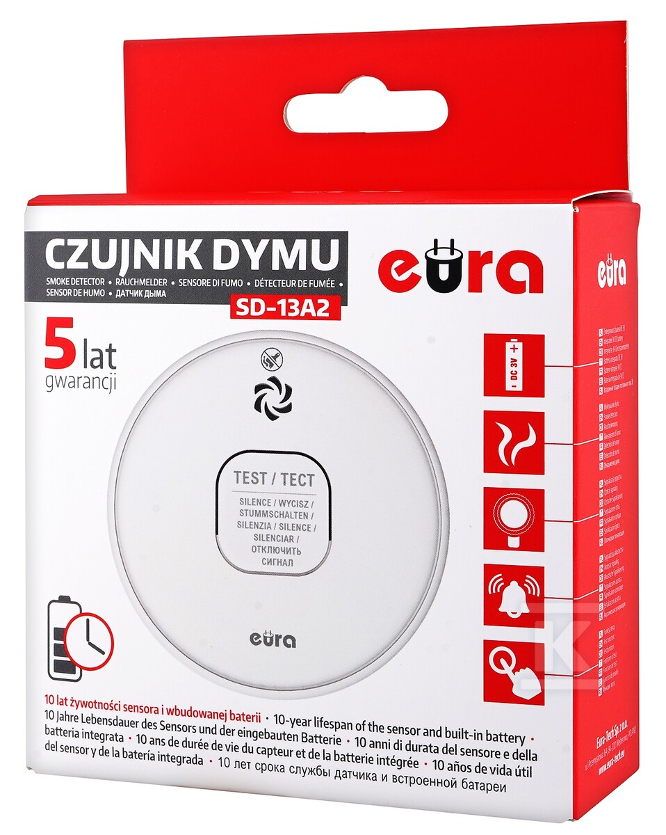 Rilevatore di fumo EURA SD-13A2 - A21A407