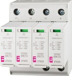 Обмежувач перенапруги T1, T2 (B, C) - іскровий розрядник ETITEC GSM T12 275/25 4+0