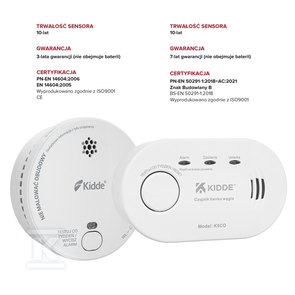 Комплект датчиків KIDDE K5CO, 2030-DSR - KID-DSR-K5-PL