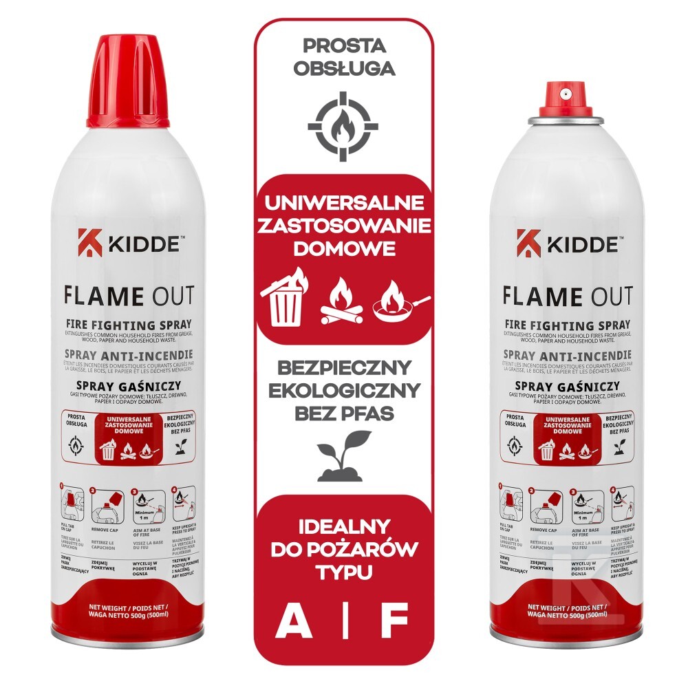 Požarni sprej Kidde Flame Out 500 ml - KID-KFS-500