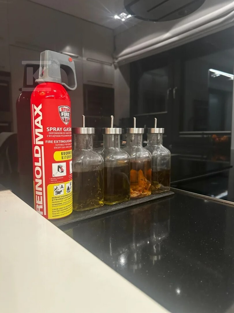 Spray gaśniczy RM 750ml KUCHNIA - SAF-SGS-750-RM-K