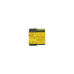 Przekaźnik bezpieczeństwa, E-Stop/bramka/kurtyna, okablowanie 1/2-kan., 7 N/O + 2 N/Z + 2 SC, start auto/monit., 24–240 V AC/DC, szerokość 90 mm, zaciski wtykowe śrubowe