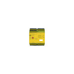 Przekaźnik bezpieczeństwa, E-Stop/bramka, okablowanie 1/2-kan., 3 N/O + 1 N/Z + 2 N/O t-d (0, 1–30 s), start auto/monit., 24 V DC, szerokość 90 mm, zaciski wtykowe sprężynowe