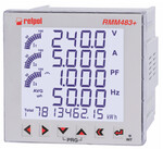 Wielofunkcyjny miernik parametrów sieci klasa 0,5 THD31 RS485 ModBus, montaż panelowy RMM-483-05