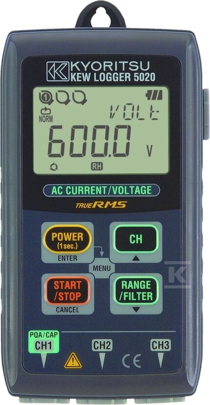 Rejestrator prądu i napięcia AC KEW5020 - 104895