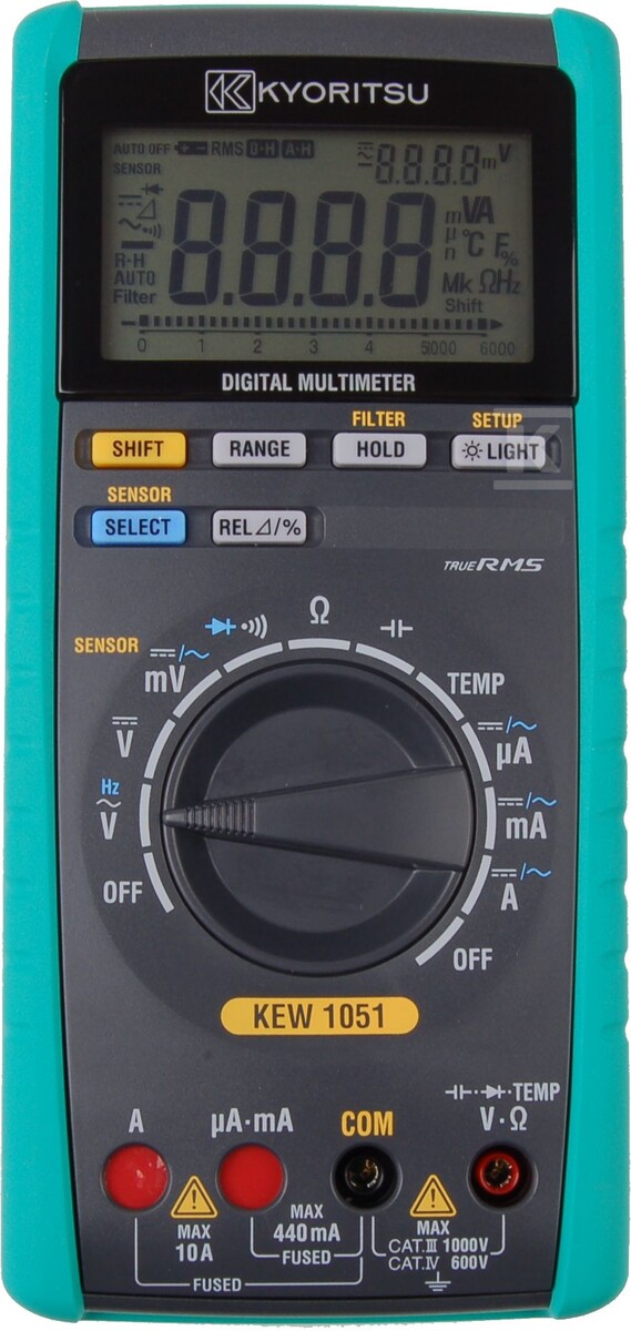 Multimetr cyfrowy KEW1051 TRMS-1kHz, - 103878
