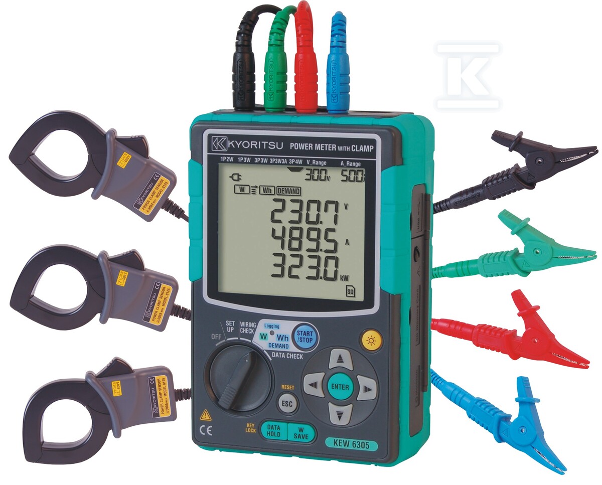Analizator mocy KEW6305-01 3-fazowy + 3 - 103907