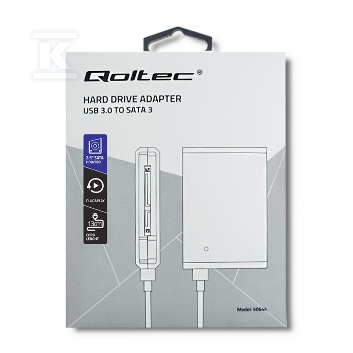 Adapter USB 3.0 do dysków HDD/SSD 2.5" - 50644