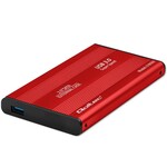 Obudowa/kieszeń do dysków HDD/SSD 2.5" SATA3,USB 3.0,Czerwony