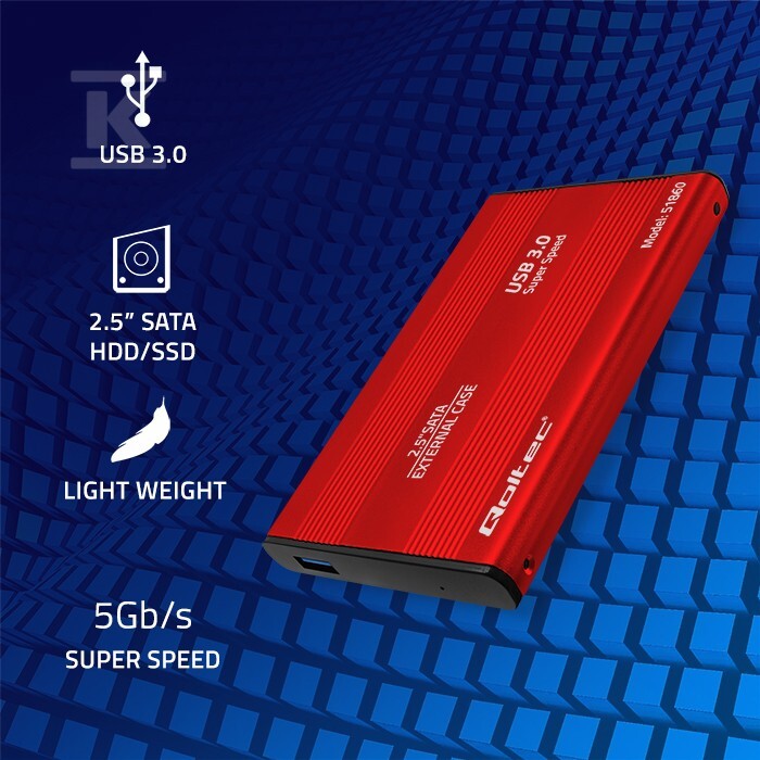 Obudowa/kieszeń do dysków HDD/SSD 2.5" - 51860