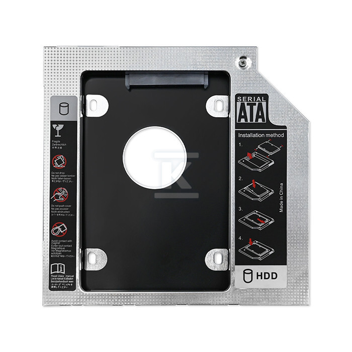 Kieszeń na drugi dysk 2.5 HDD,9.5 mm - 51868