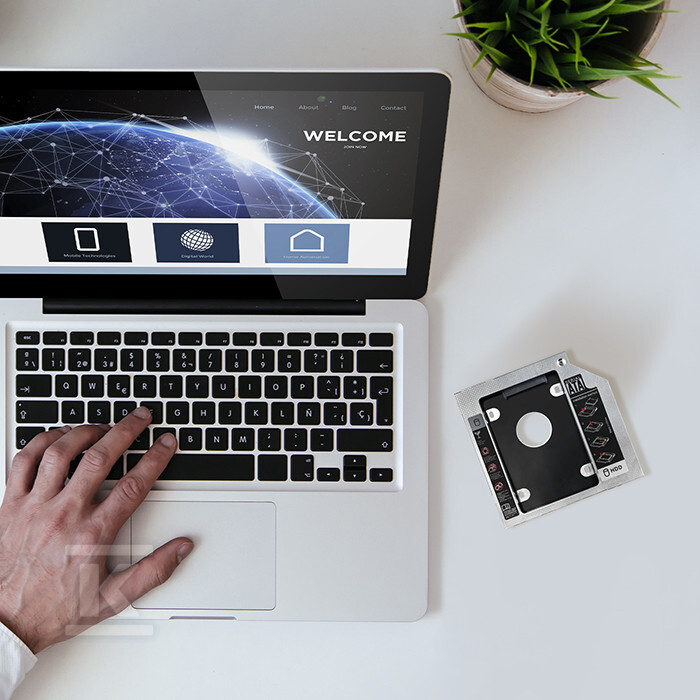 Kieszeń na drugi dysk 2.5 HDD,9.5 mm - 51868