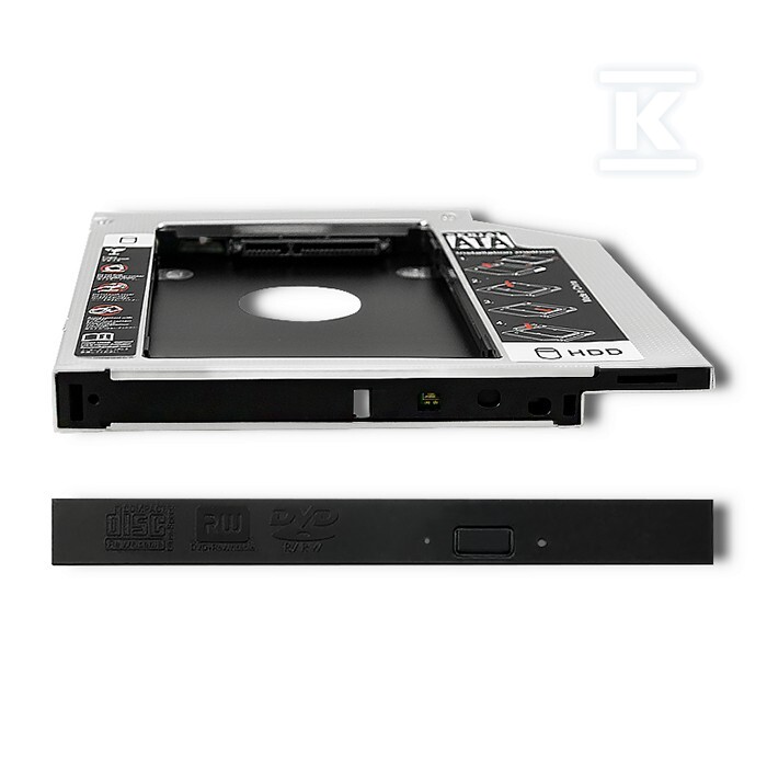 Kieszeń na drugi dysk 2.5 HDD,12.7 mm - 51869