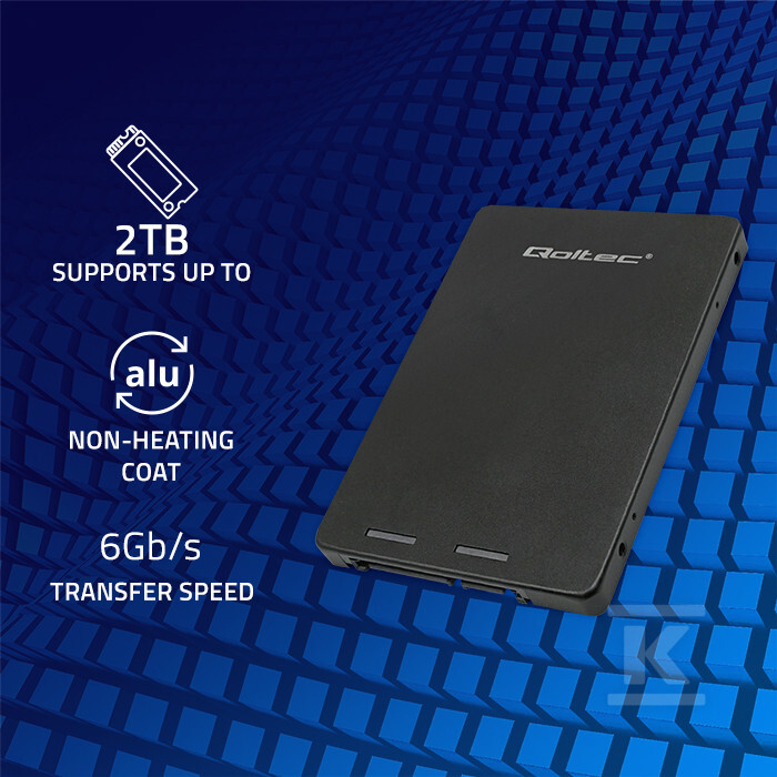 Adapter aluminiowy na dysk M.2 SSD,SATA - 52265