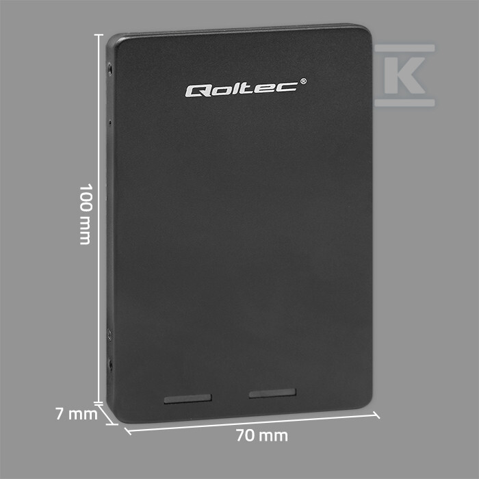 Adapter aluminiowy na dysk M.2 SSD,SATA - 52265