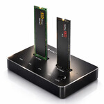 Stacja dokująca dysków SSD M.2,NVMe,SATA,USB-C,DUAL 2 x 2TB