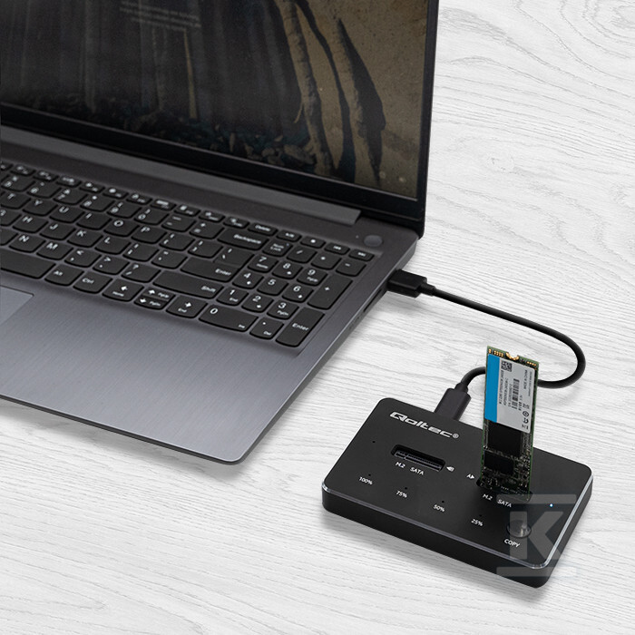 Stacja dokująca dysków 2x SSD M.2 SATA, - 50310