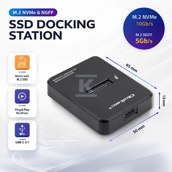 Stacja dokująca dysków SSD M.2 SATA/ - 50313