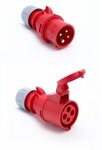 Wtyczka przenośna Shark 16A 400V 3P+Z IP44 + Gniazdo przenośne Shark 16A 400V 3P+Z IP44