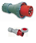 Wtyczka przenośna Power Twist 63A 400V 3P+Z+N IP67 + Gniazdo przenośne Power Twist 63A 400V 3P+Z+N IP67