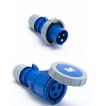 Wtyczka przenośna Shark 32A 230V 2P+Z IP67 + Gniazdo przenośne Shark 32A 230V 2P+Z IP67
