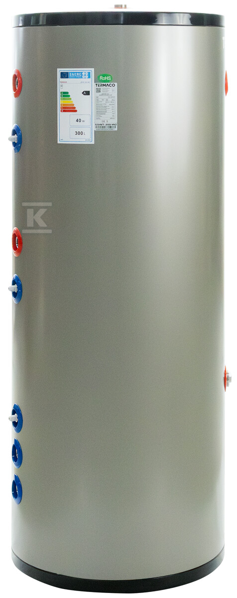 Wymiennik c.w.u. dwuwężownicowy, - ZBIORNIK SSWT-300-W2 Z GRZAŁKĄ