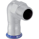 Geberit Mapress Edelstahl transition elbow 90 ° with male thread d42-R1½