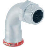 Geberit Mapress C-Stahl transition elbow 90 ° with male thread d42-R1½