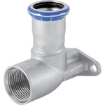 Connection of Geberit Mapress Edelstahl fittings 90°/WA with internal thread d22-Rp3/4