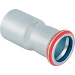 Zwężka z końcówką wsuwaną Geberit Mapress C-Stahl (FKM niebieski): d=108mm, d1=76.1mm