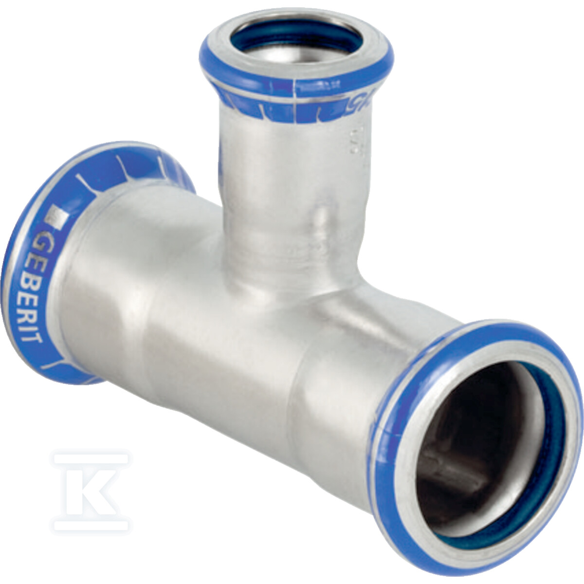 Geberit Mapress Edelstahl FKM tee, - 50401
