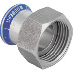 Złączka przejściowa Geberit Mapress Edelstahl z nakrętką ze stali CrNi: d=15mm, di=13mm, G=3/4''