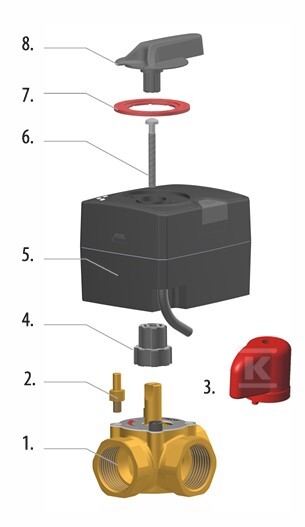 Zawór mieszający MIX M 4-25 kv 12 z - 602292ONN