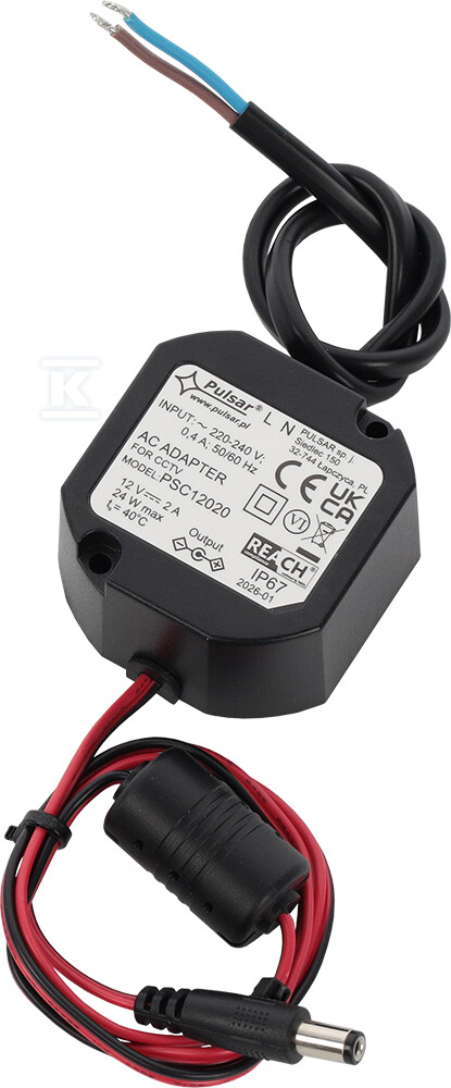 Impulsno napajanje PSC 12V/2A/55MM - PSC12020