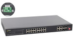 Switch PoE 20-portowy SFG120WP-BT bez zasilacza do 16 kamer IP