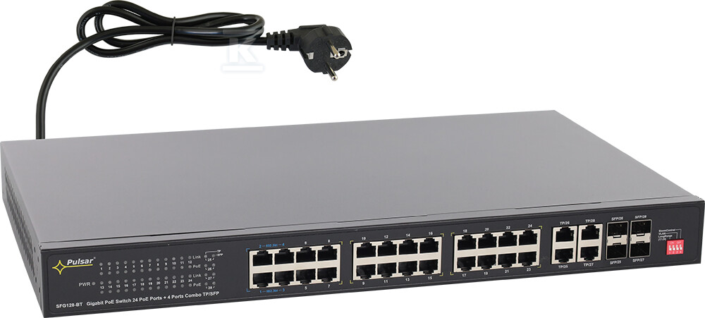 Комутатор PoE 28-портовий SFG128-BT для - SFG128-BT