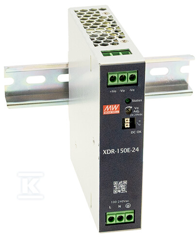 XDR 24V/156W/6.5A napajanje za DIN šinu - XDR-150E-24