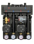 Grupa pompowa  ONN 20/1 ze sprzęgło-rozdzielaczem, z pompami Grundfos UPM3S AUTO 15-60 / ONNLINE