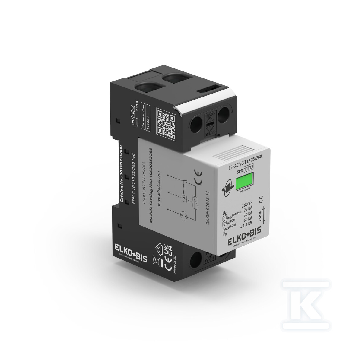 Ogranicznik przepięć ESPAC VG T12 - 10100250080