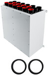 Rozdzielacz powietrza DN 160 dla CWL-F-300 9 przyłączy DN 75/63 z 5 zaślepkami