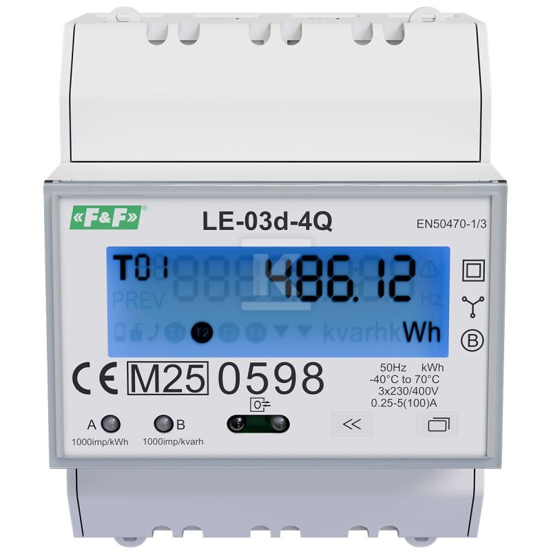 Licznik energii elektrycznej LE-03d-4Q - LE-03D-4Q