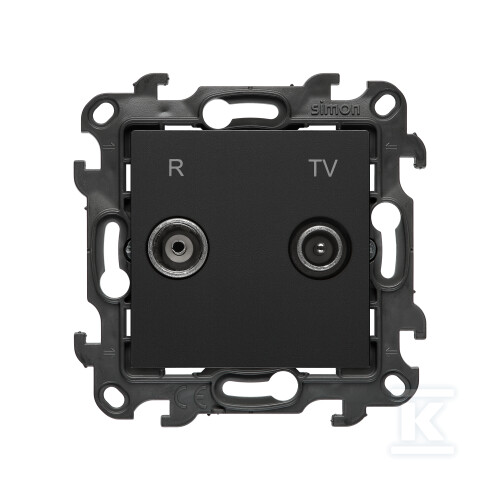 Gniazdo antenowe R-TV przelotowe 10 dB - NAP10.01/49