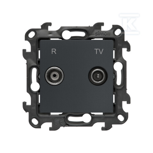 Gniazdo antenowe R-TV przelotowe 10 dB - NAP10.01/38
