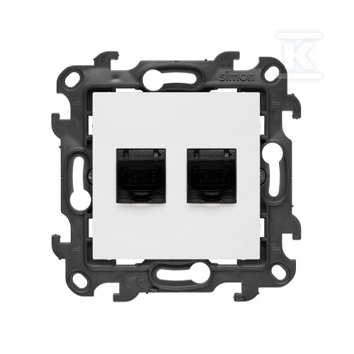 Подвійна комп'ютерна розетка RJ45 - N62.01/11
