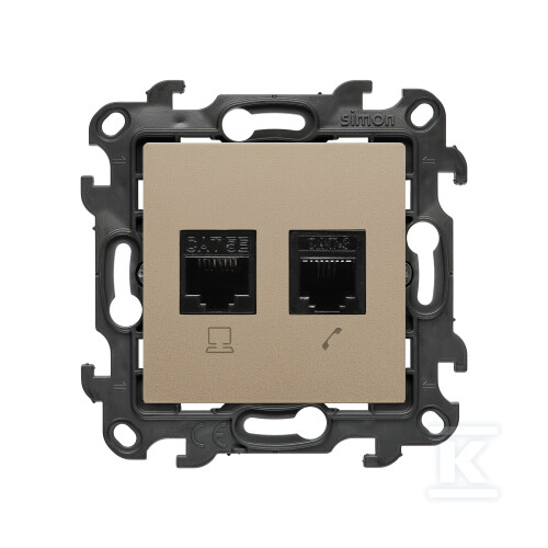 Комп'ютерне гніздо RJ45 категорія 5e + - N5T12.01/34