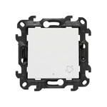Taster „Glocke“ mit LED-Beleuchtung (Modul) 10 A, 250 V~, Schnellanschlüsse, weiß, Simon24