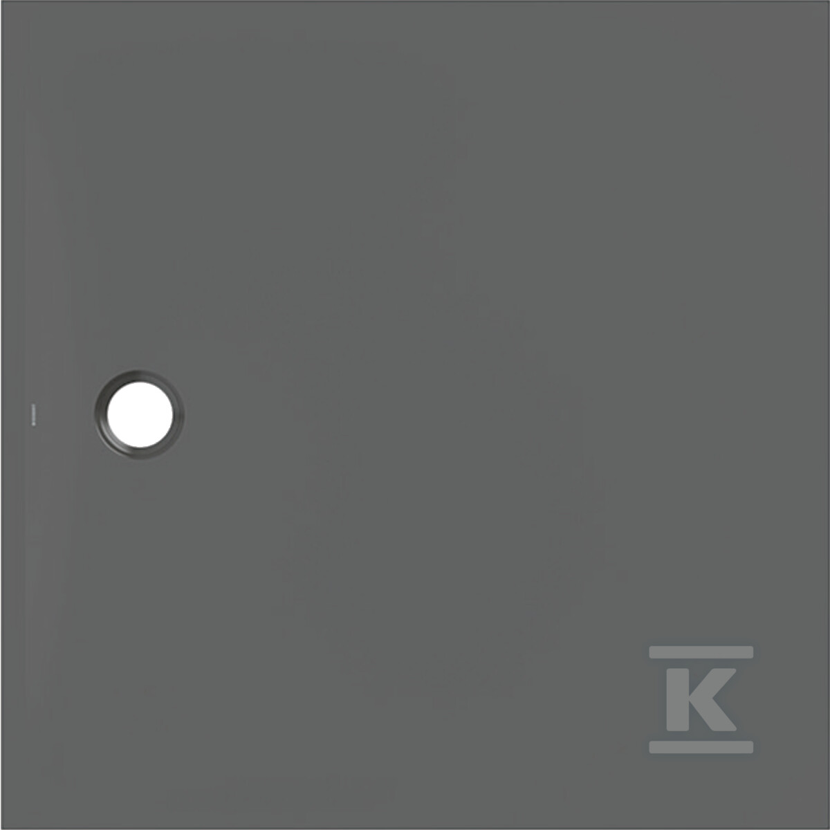 Brodzik CleanFloor30, grafit: 120x120cm - 551.226.DM.1