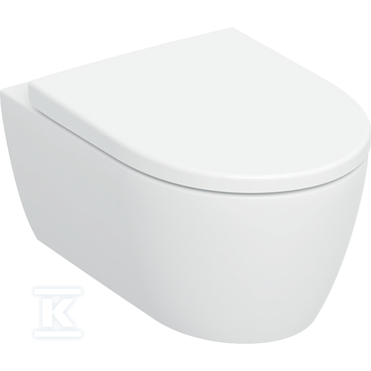 Set de bol de WC suspendat iCon, în - 503.045.00.8