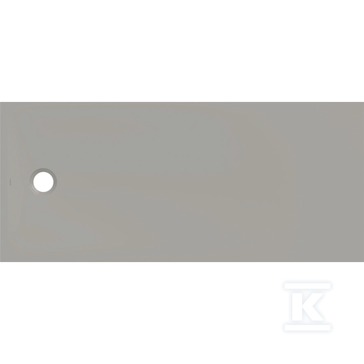 Brodzik CleanFloor30, szary: 170x75cm - 551.201.29.1